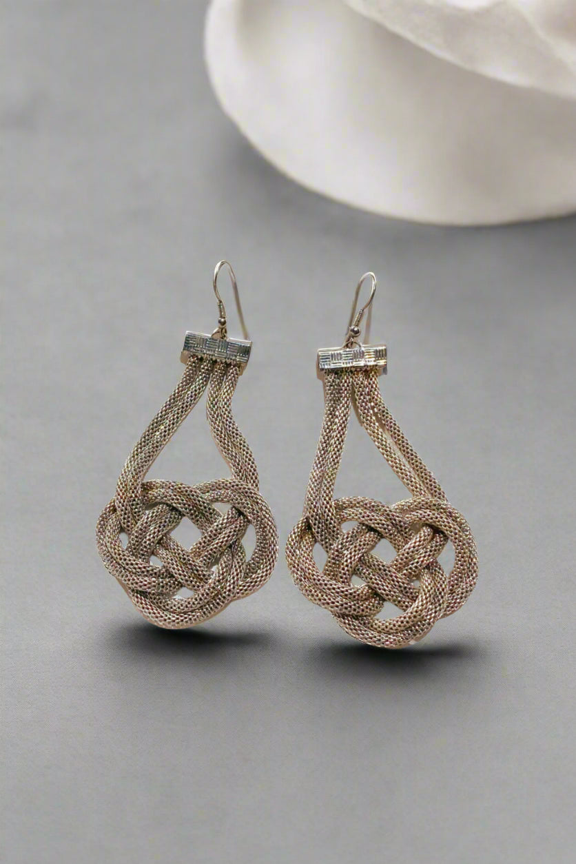 Bông tai xích bảng to trang sức đi tiệc statement thời trang Hity