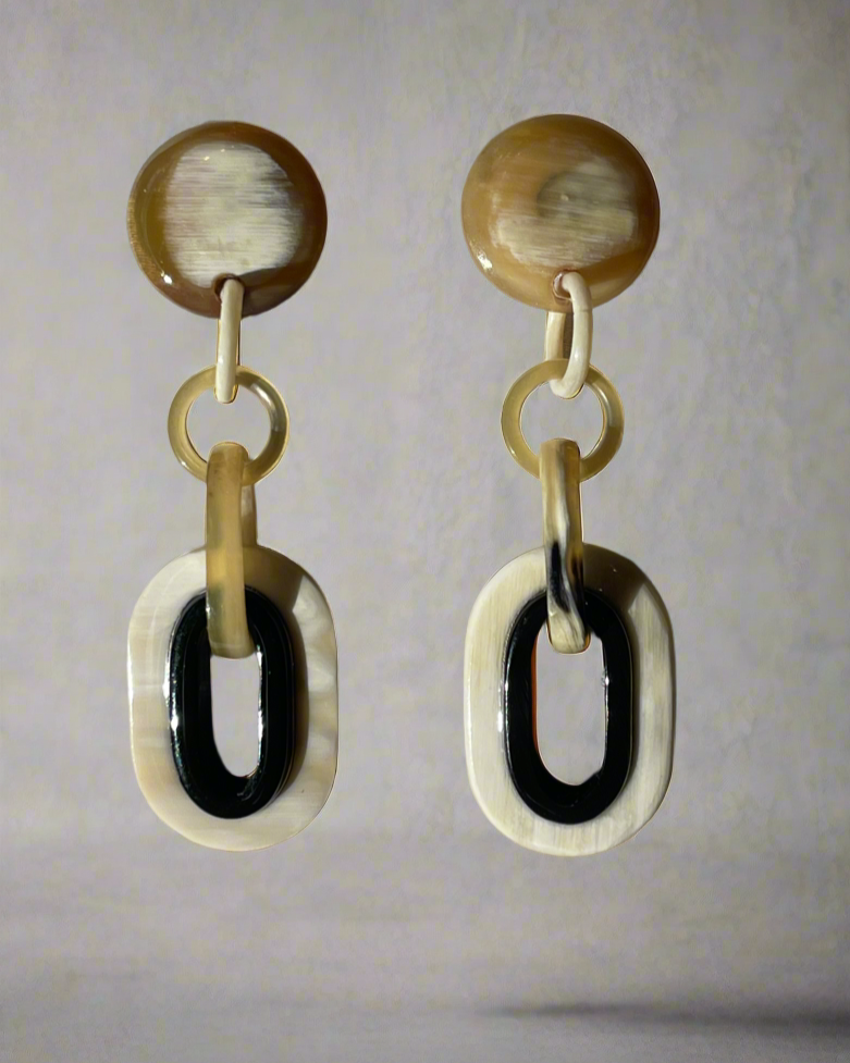 Bông tai sửng trâu dáng dài thời trang Hity