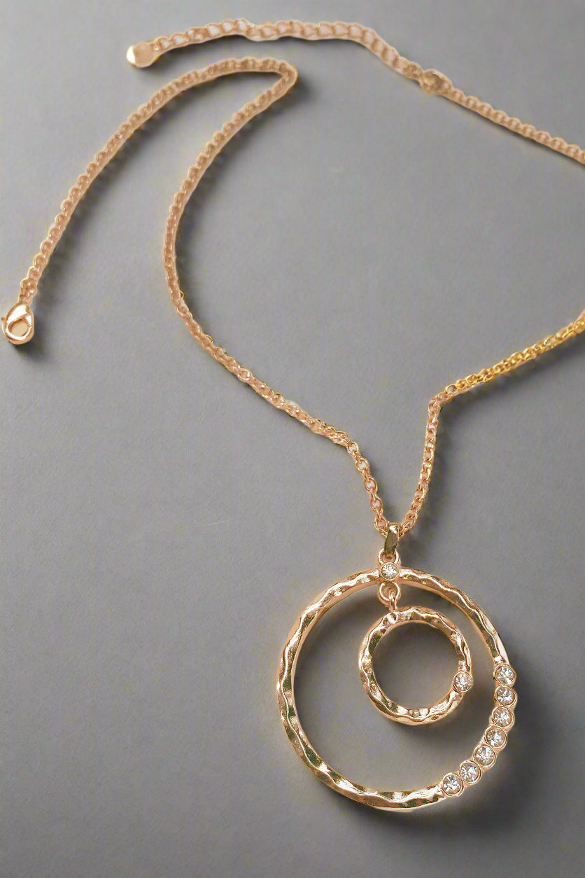 Vòng cổ xích mặt tròn đôi thời trang Hity