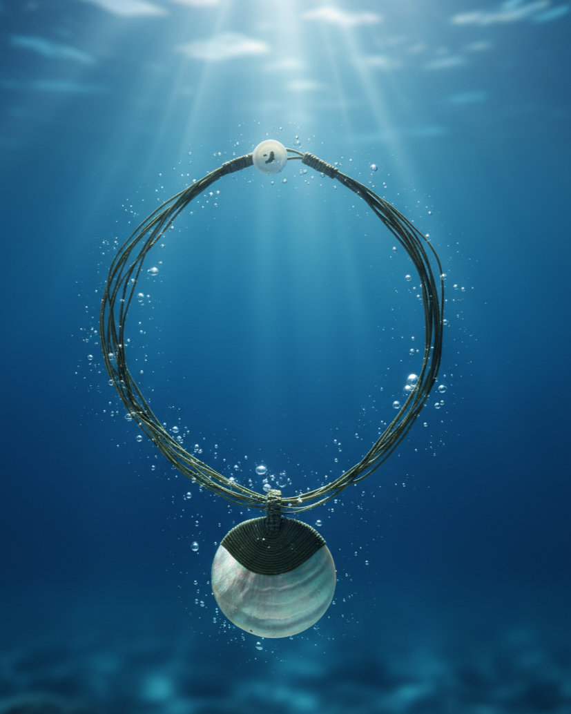 Vòng cổ mặt bào ngư thời trang Hity