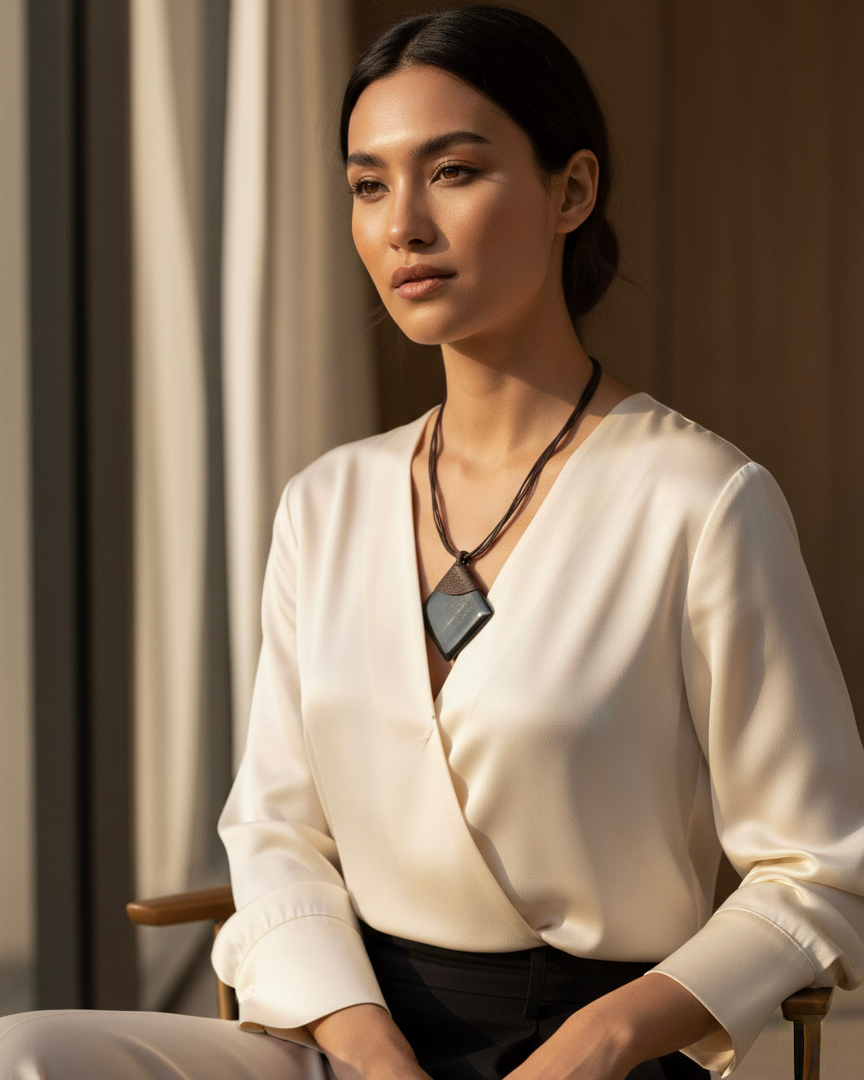 Vòng cổ mặt sừng trâu thời trang Hity