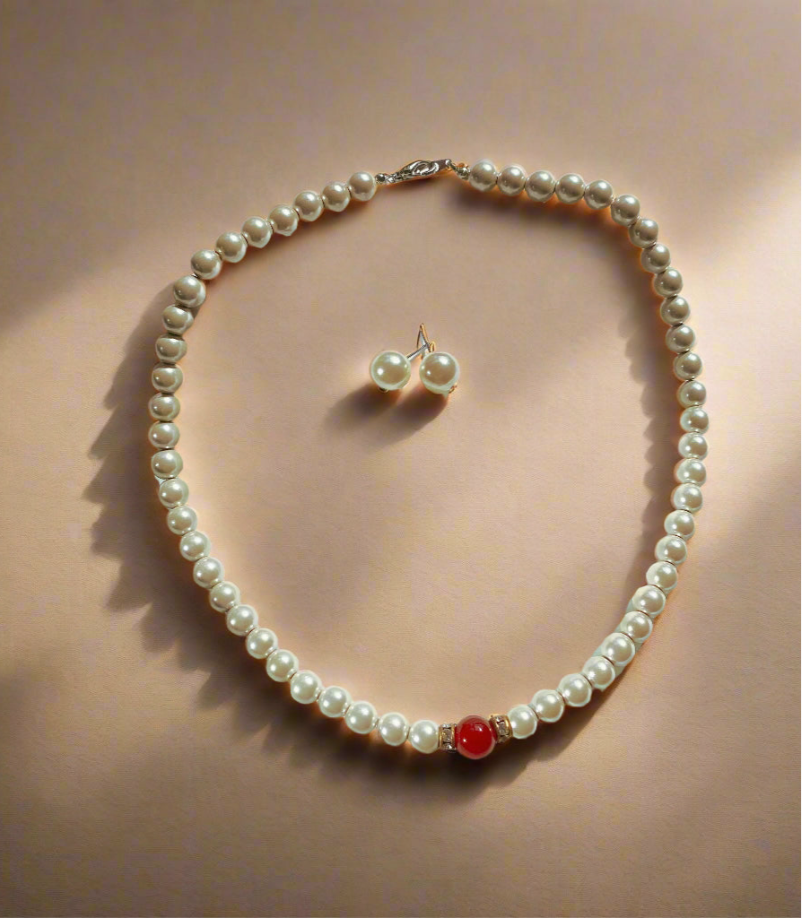 Vòng cổ ngọc trai từ tính nam châm thời trang Hity