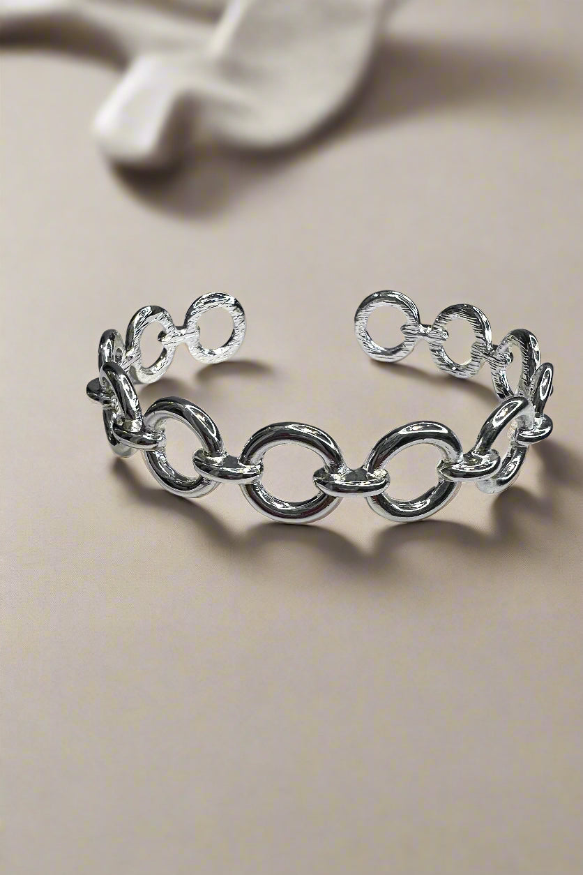 Vòng tay kiềng xích bạc thời trang Hity
