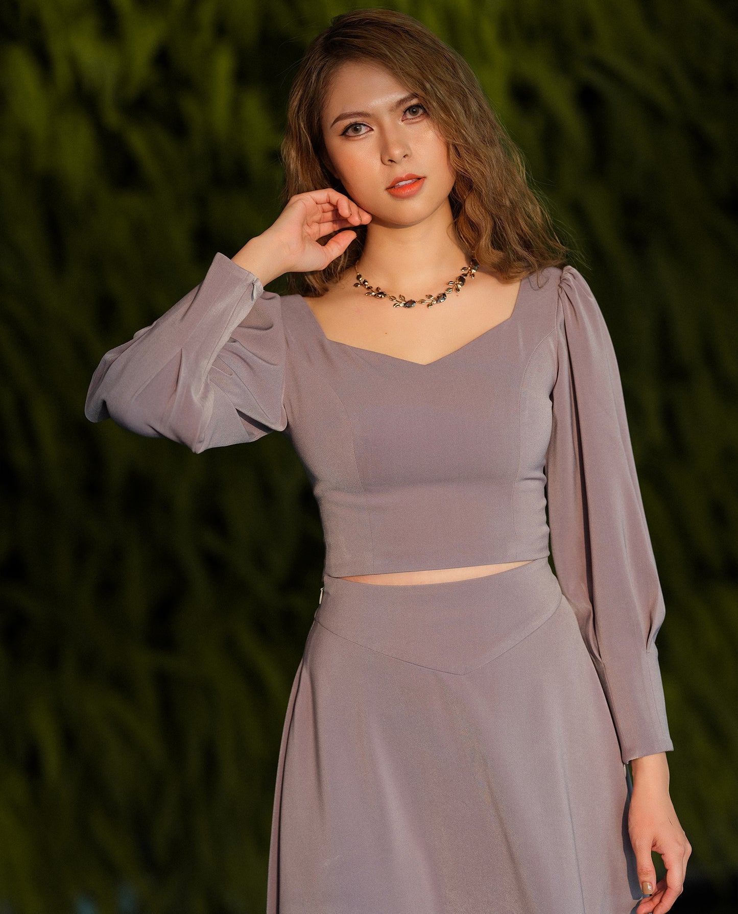 Áo Croptop Smock Vĩ Dạ TOP179