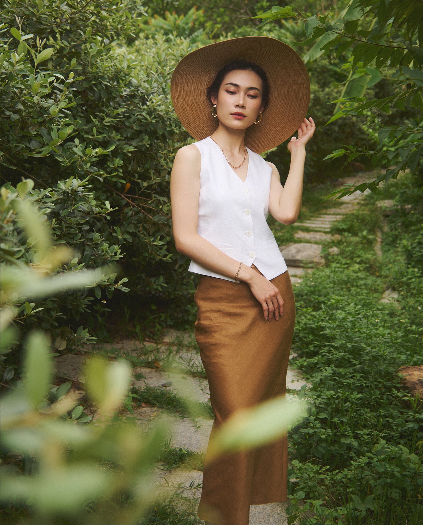 Váy Linen Suông Mộc SKI047