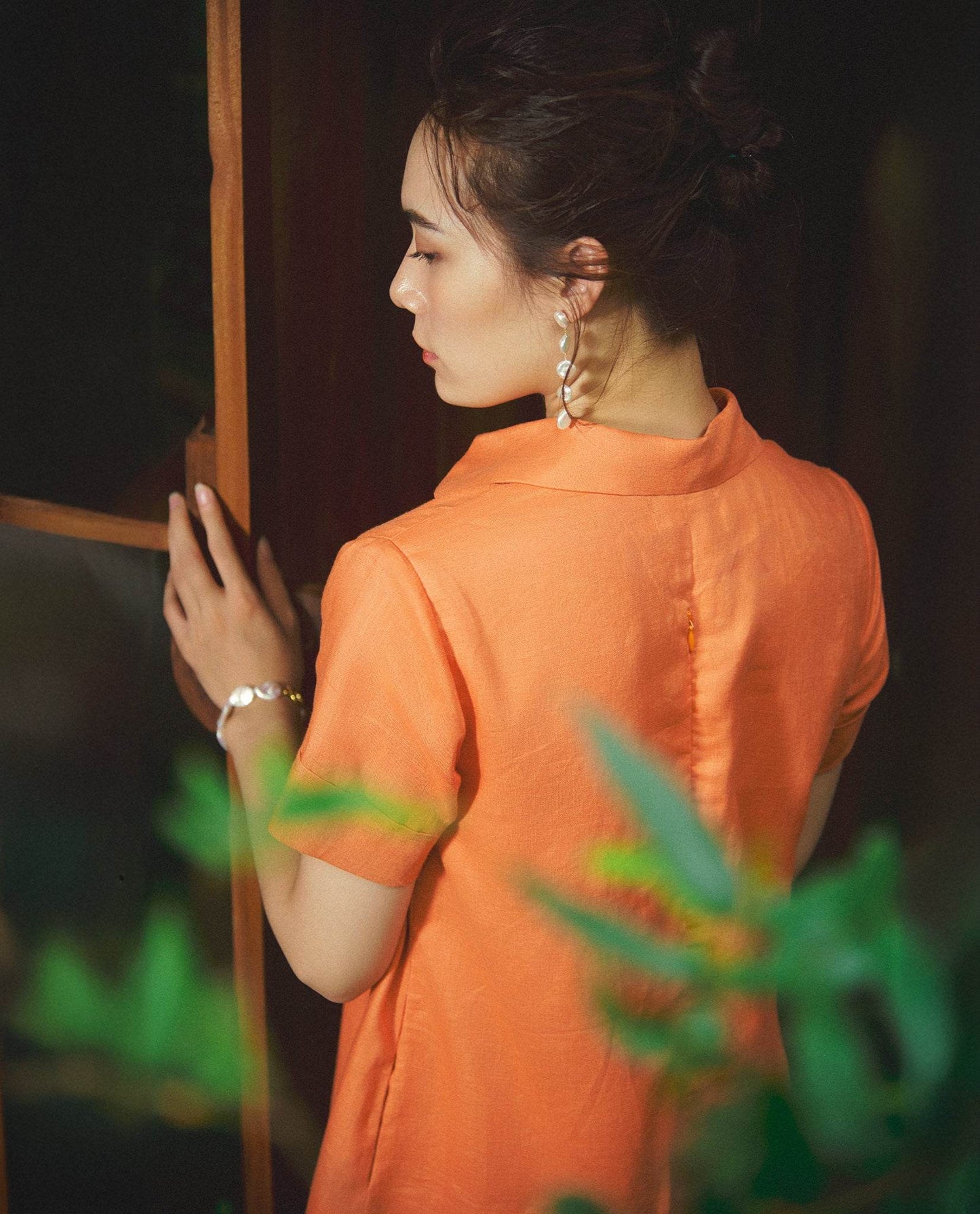 Đầm Sơ Mi Linen Kéo Sợi Mơ Nghiền DRE197 - Hity