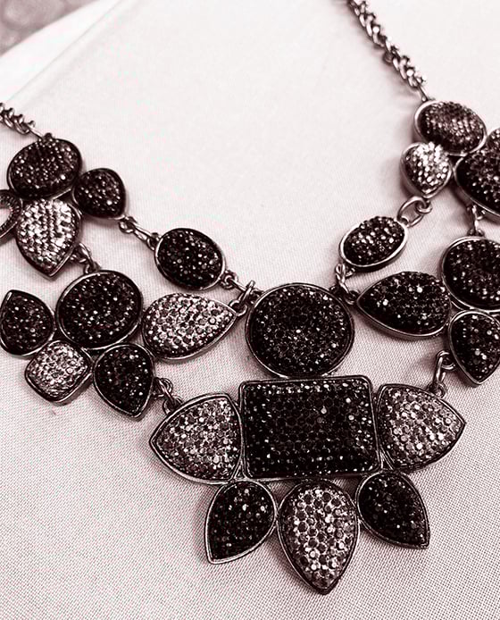 Vòng Cổ Đá Đen Noir ACC257