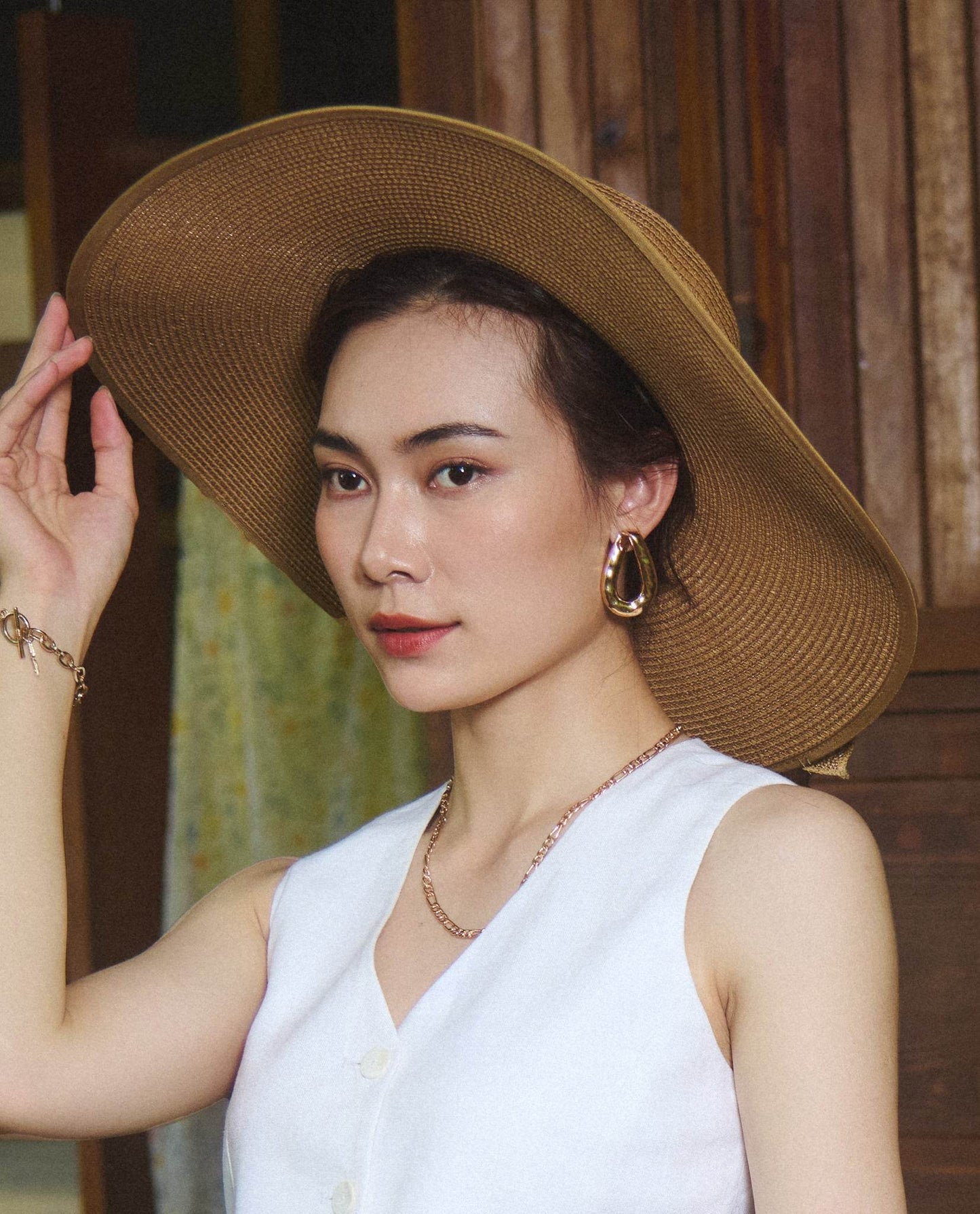 Mũ Cói Rộng Vành ACC431 - Hity