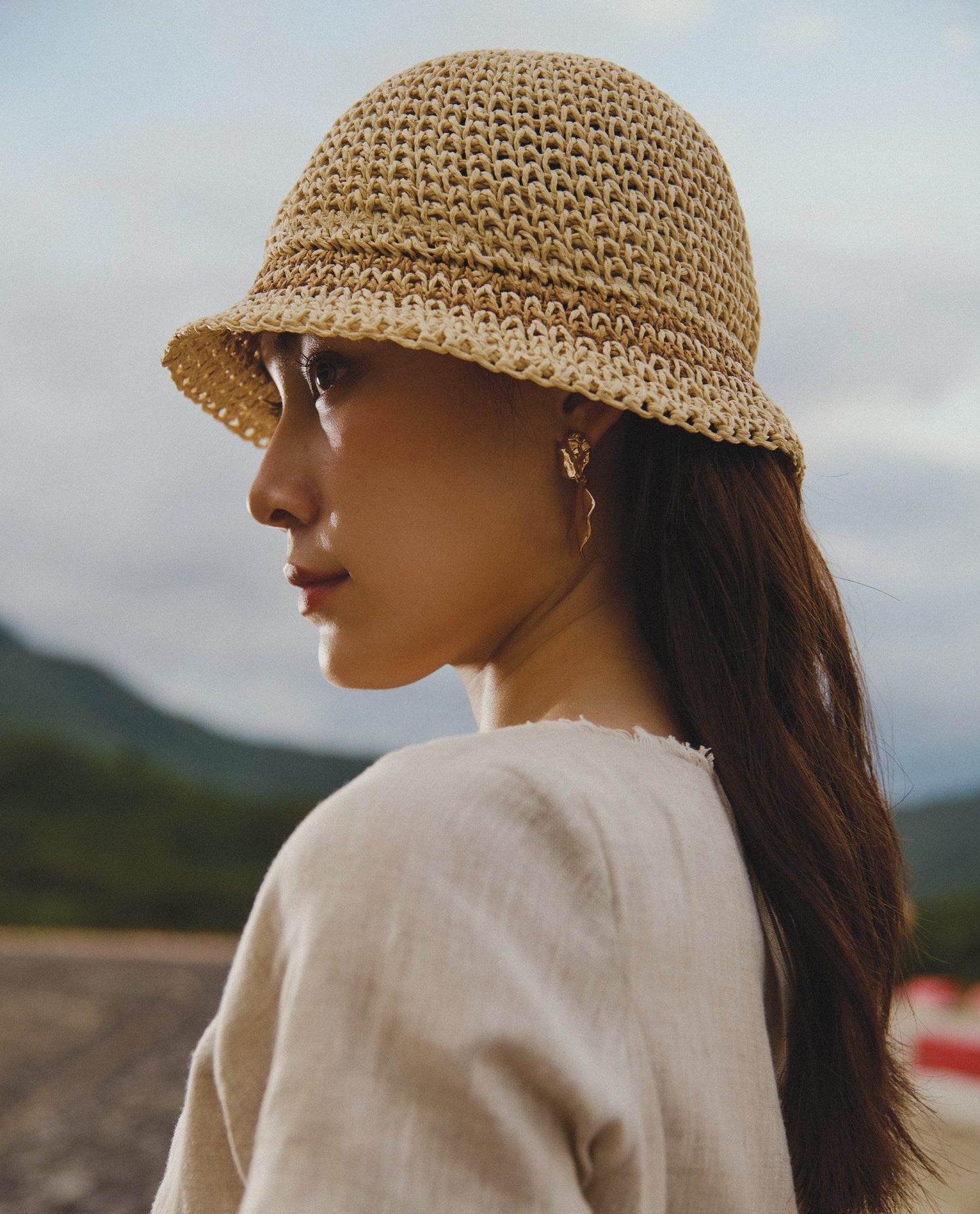 Mũ Cói Vành Nhỏ Fedora ACC425 - Hity
