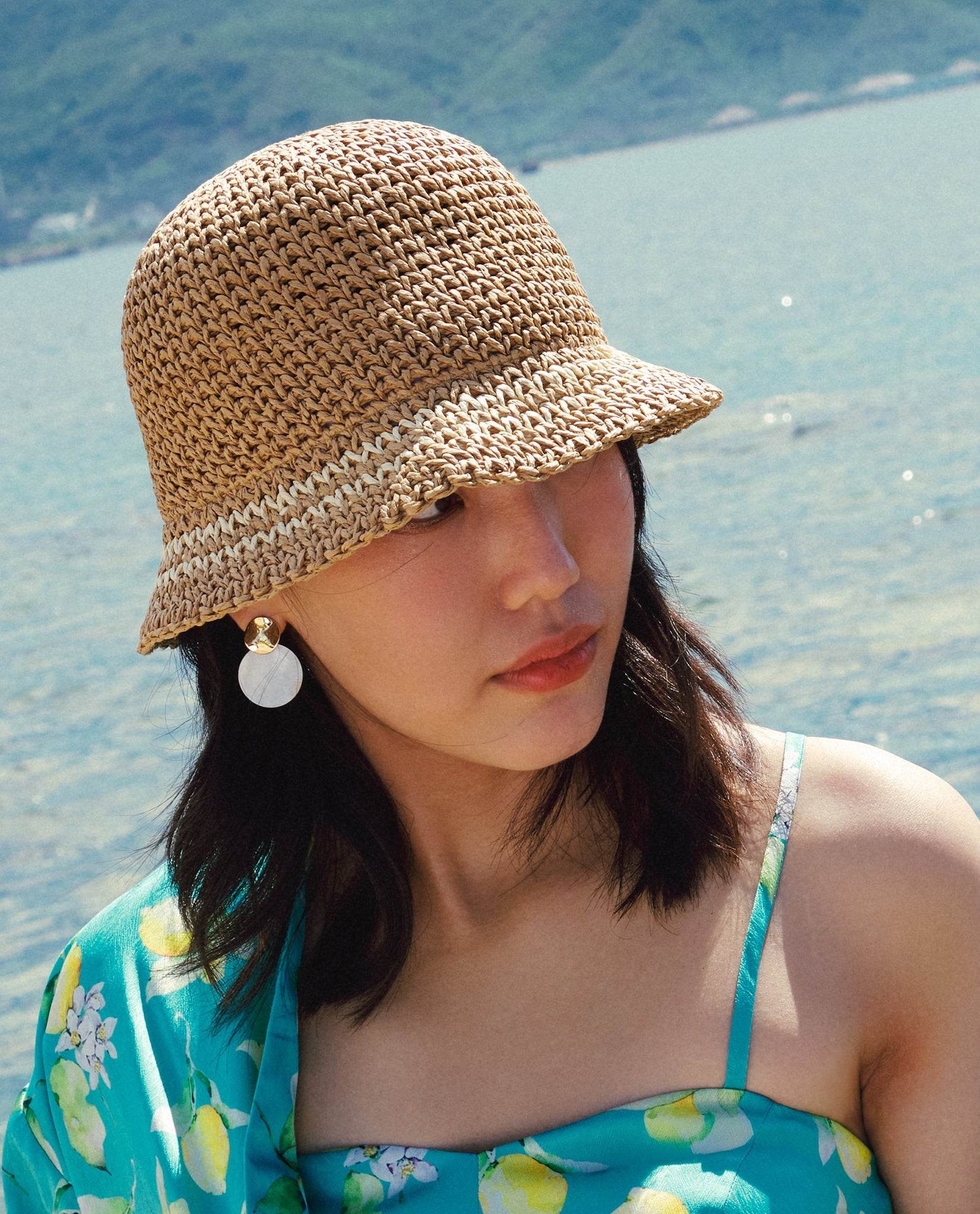 Mũ Cói Vành Nhỏ Fedora ACC425 - Hity