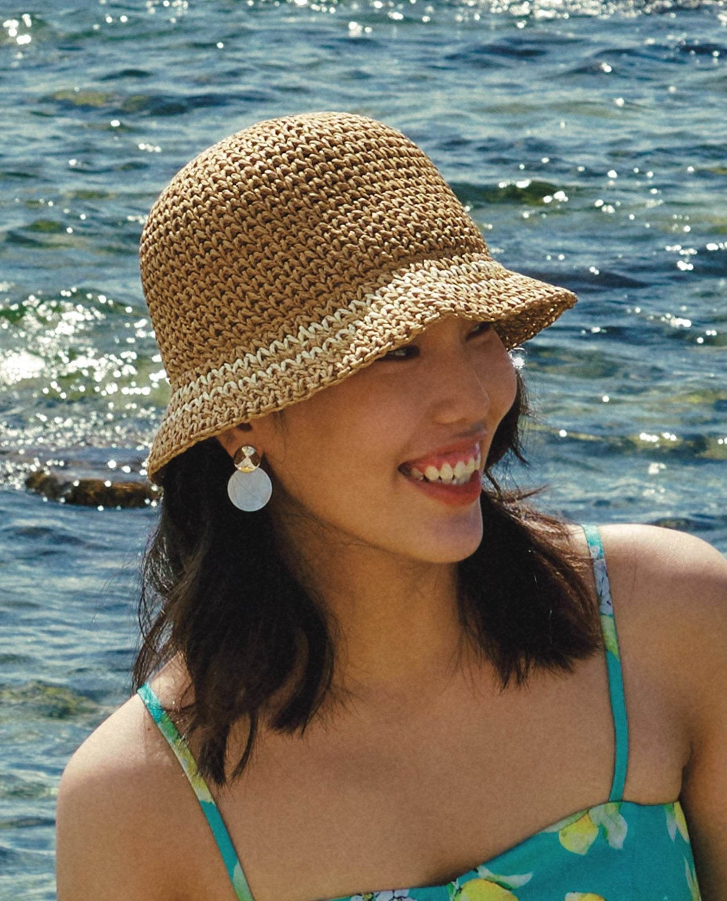 Mũ Cói Vành Nhỏ Fedora ACC425 - Hity