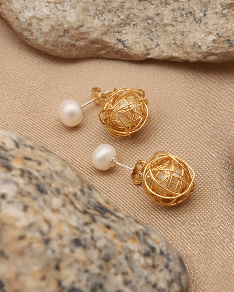 Bông Tai Ngọc Trai Baroque Handmade - Hity