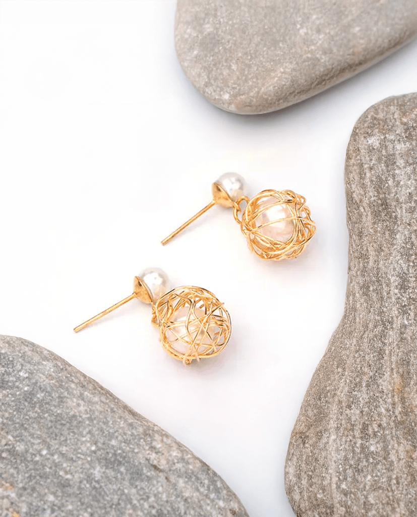 Bông Tai Ngọc Trai Baroque Handmade - Hity