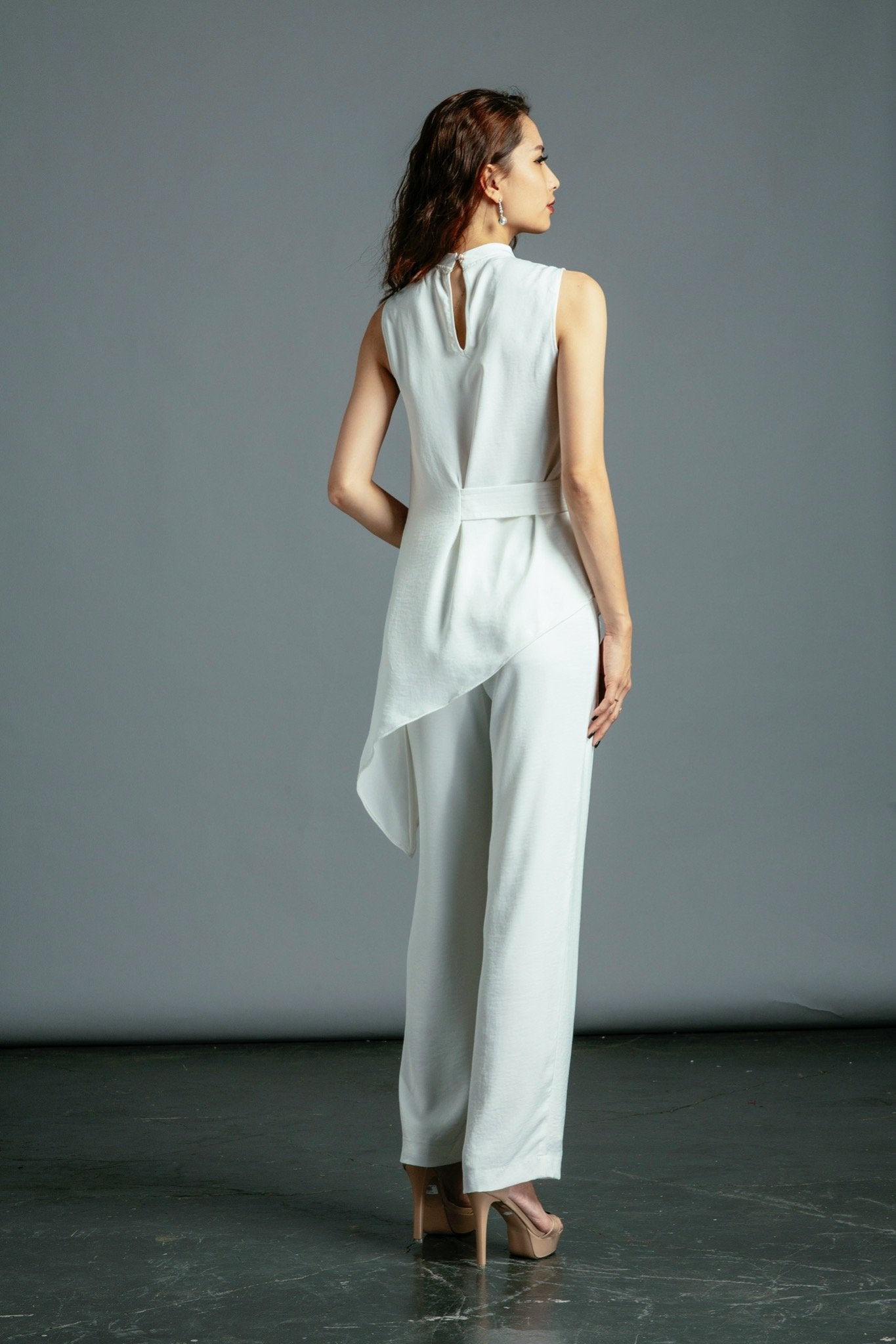 Áo Lệch Tà Peplum Nguyệt TOP118