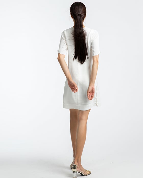 Đầm Suông Lụa Chloe DRE095
