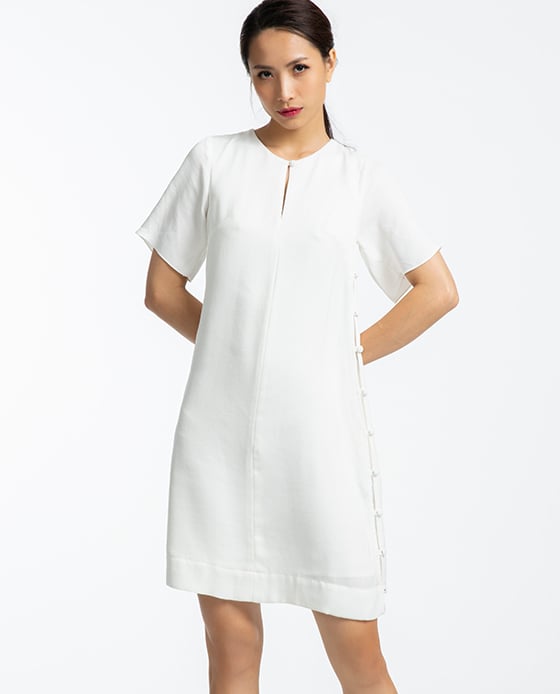 Đầm Suông Lụa Chloe DRE095