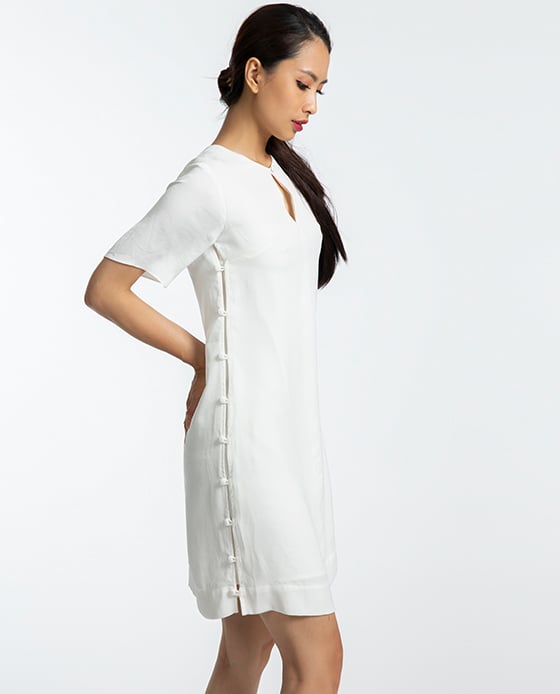 Đầm Suông Lụa Chloe DRE095