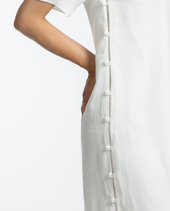Đầm Suông Lụa Chloe DRE095