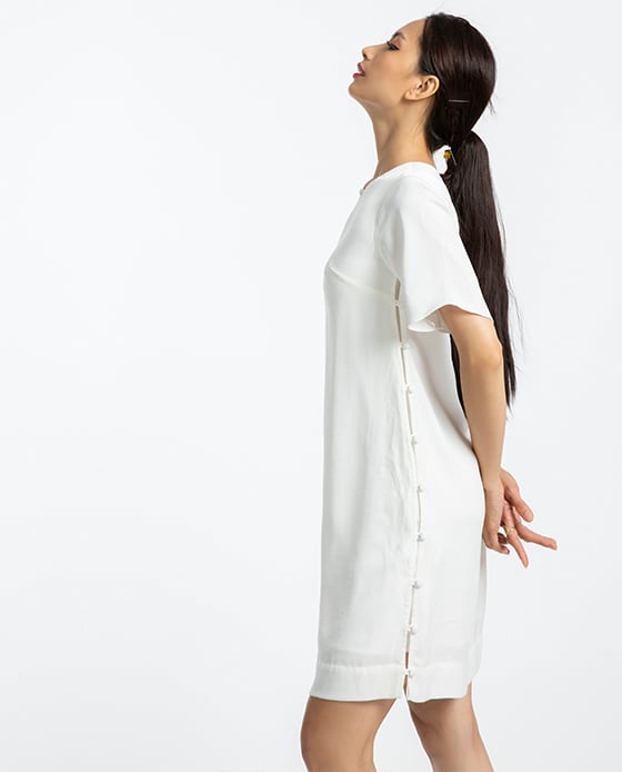 Đầm Suông Lụa Chloe DRE095