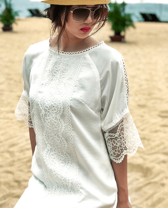 Đầm Suông Hoạ Mi DRE113