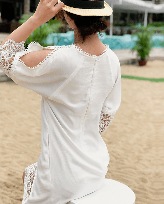 Đầm Suông Hoạ Mi DRE113