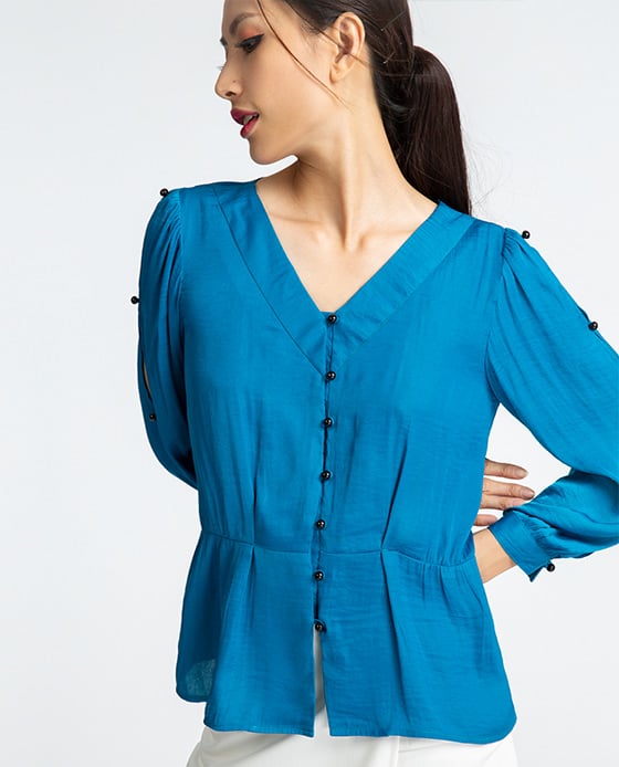 Áo Peplum Hải Vân TOP104