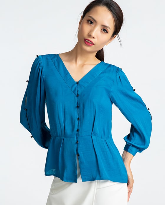 Áo Peplum Hải Vân TOP104