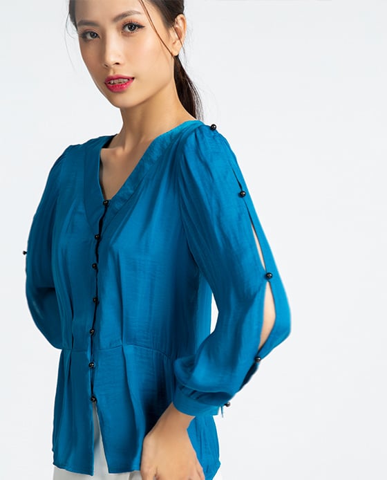 Áo Peplum Hải Vân TOP104