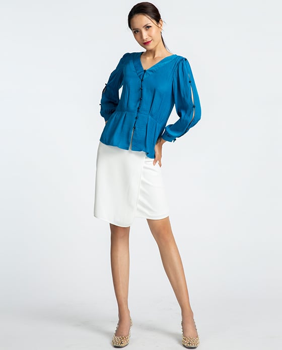 Áo Peplum Hải Vân TOP104