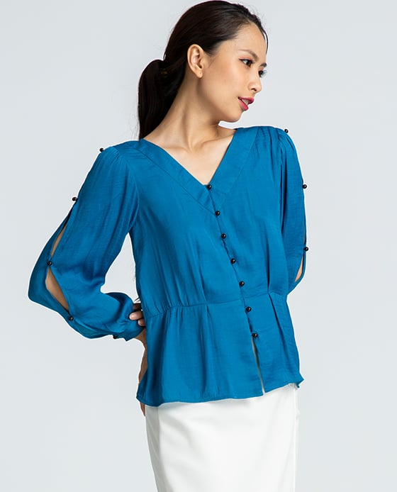 Áo Peplum Hải Vân TOP104