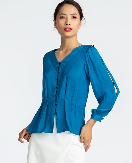 Áo Peplum Hải Vân TOP104