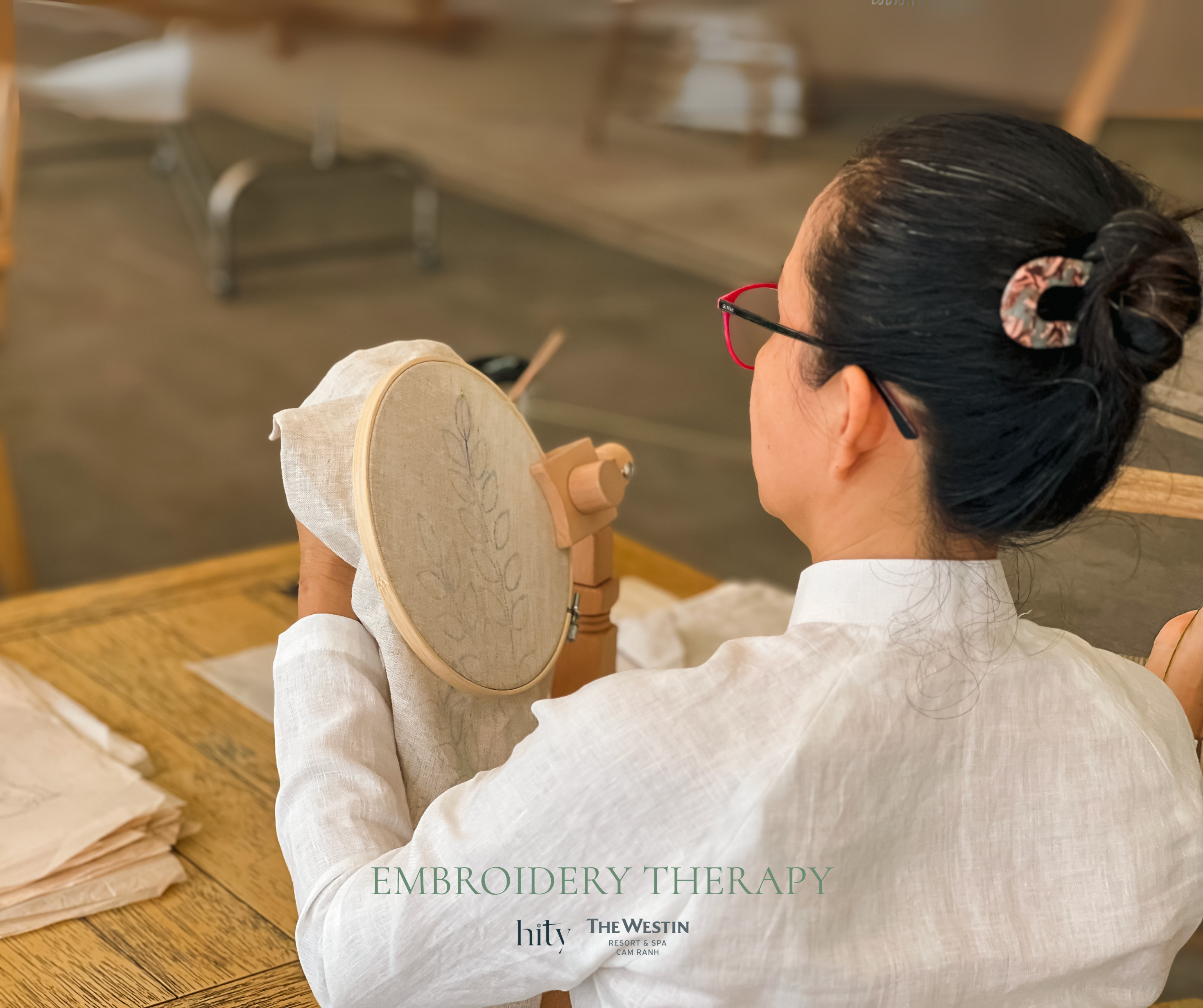 Workshop Liệu Pháp Thêu Tay thời trang Hity