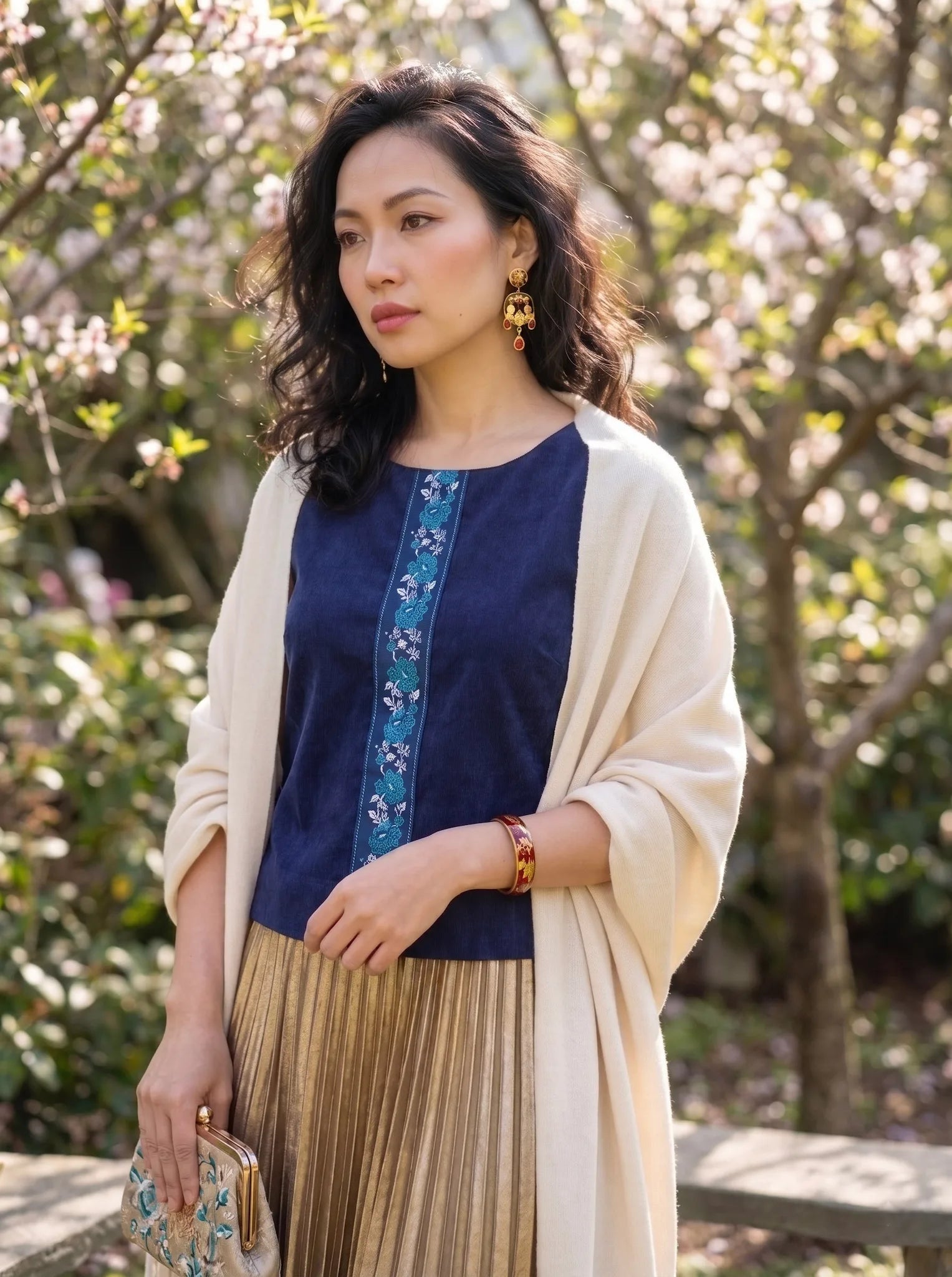 Áo croptop phối thổ cầm thời trang Hity
