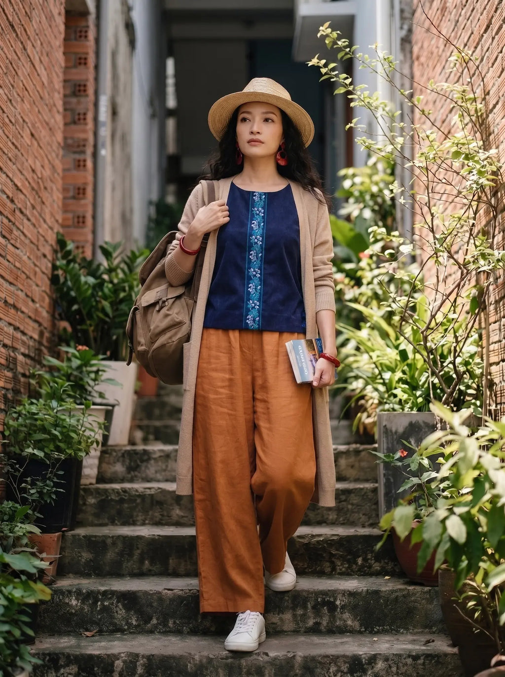 Áo croptop phối thổ cầm thời trang Hity