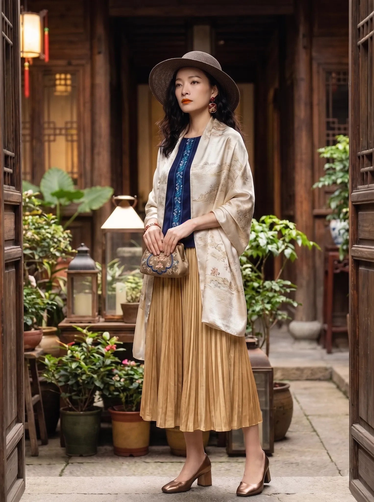 Áo croptop phối thổ cầm thời trang Hity
