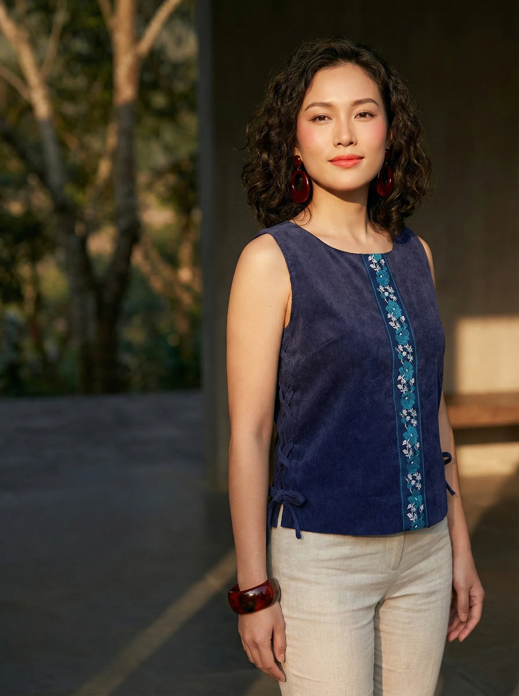 Áo croptop phối thổ cầm thời trang Hity
