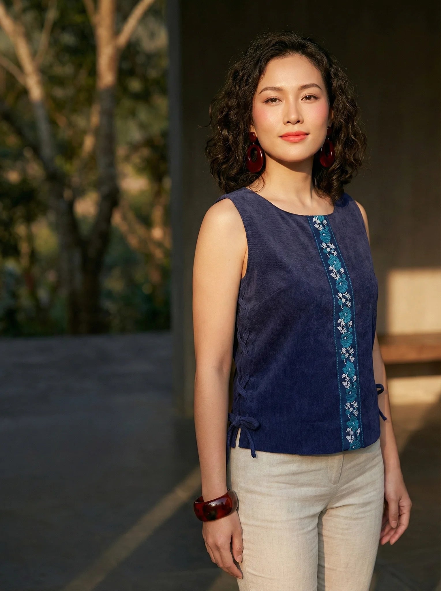Áo croptop phối thổ cầm thời trang Hity