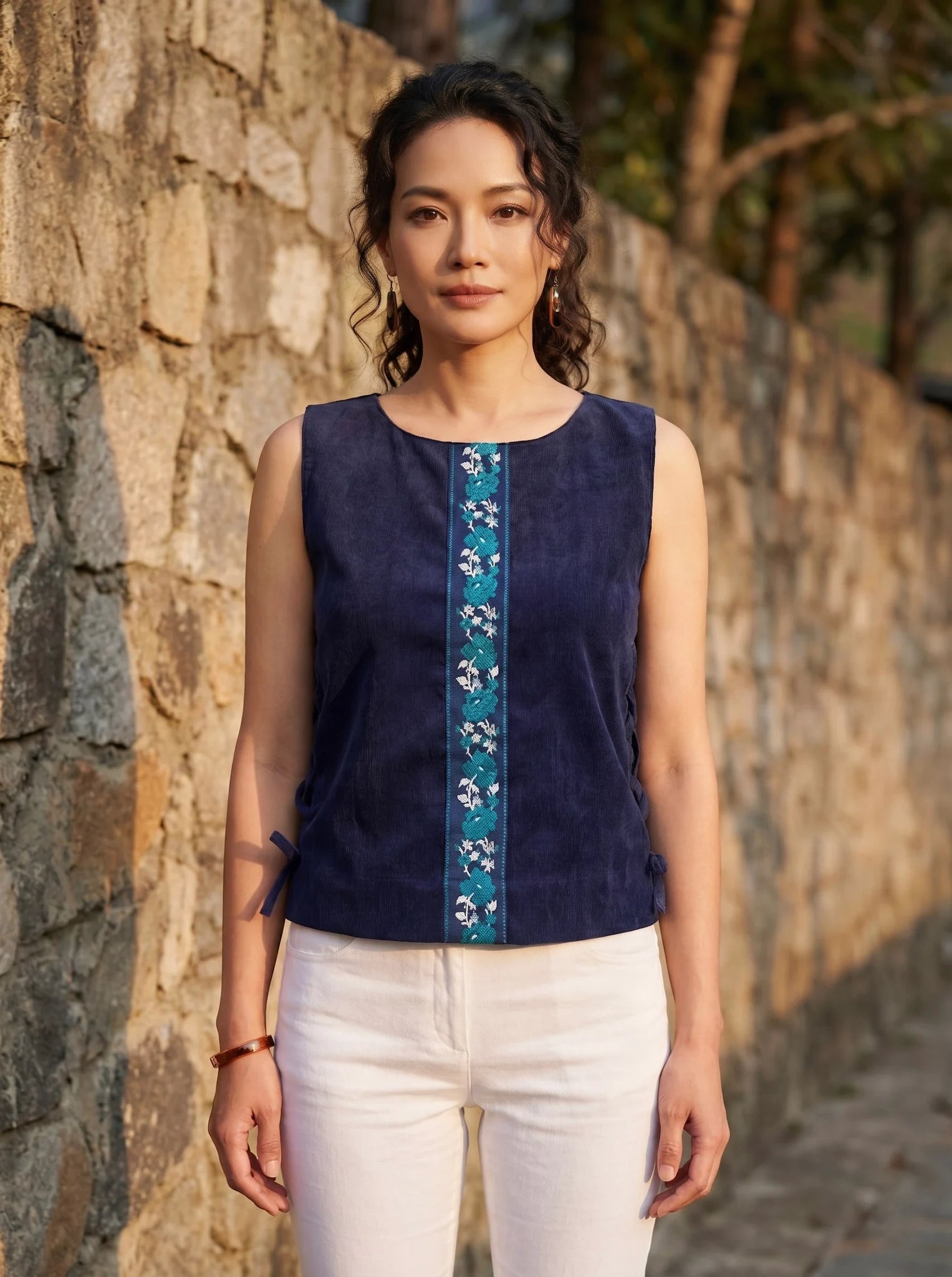 Áo croptop phối thổ cầm thời trang Hity