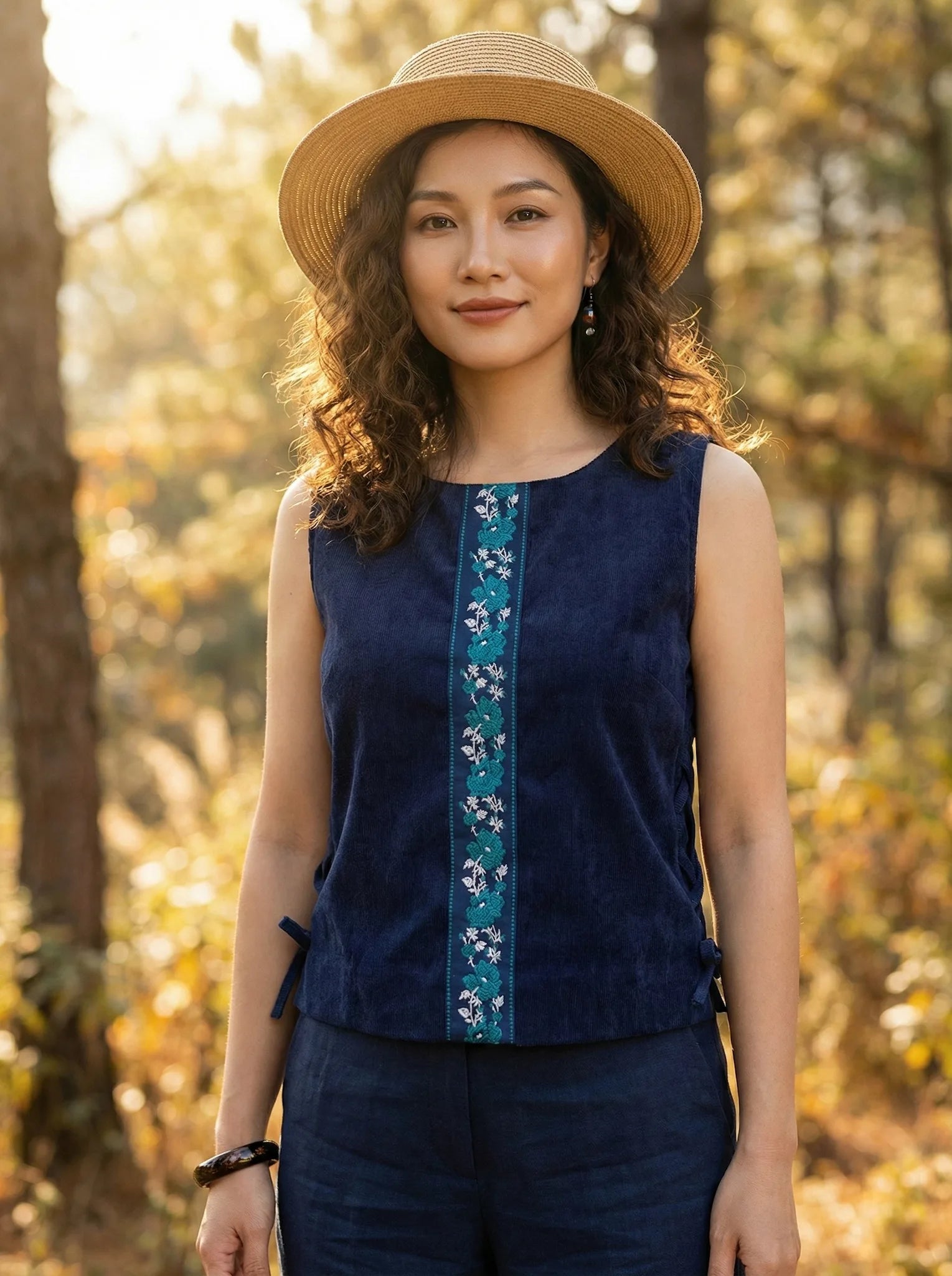 Áo croptop phối thổ cầm thời trang Hity