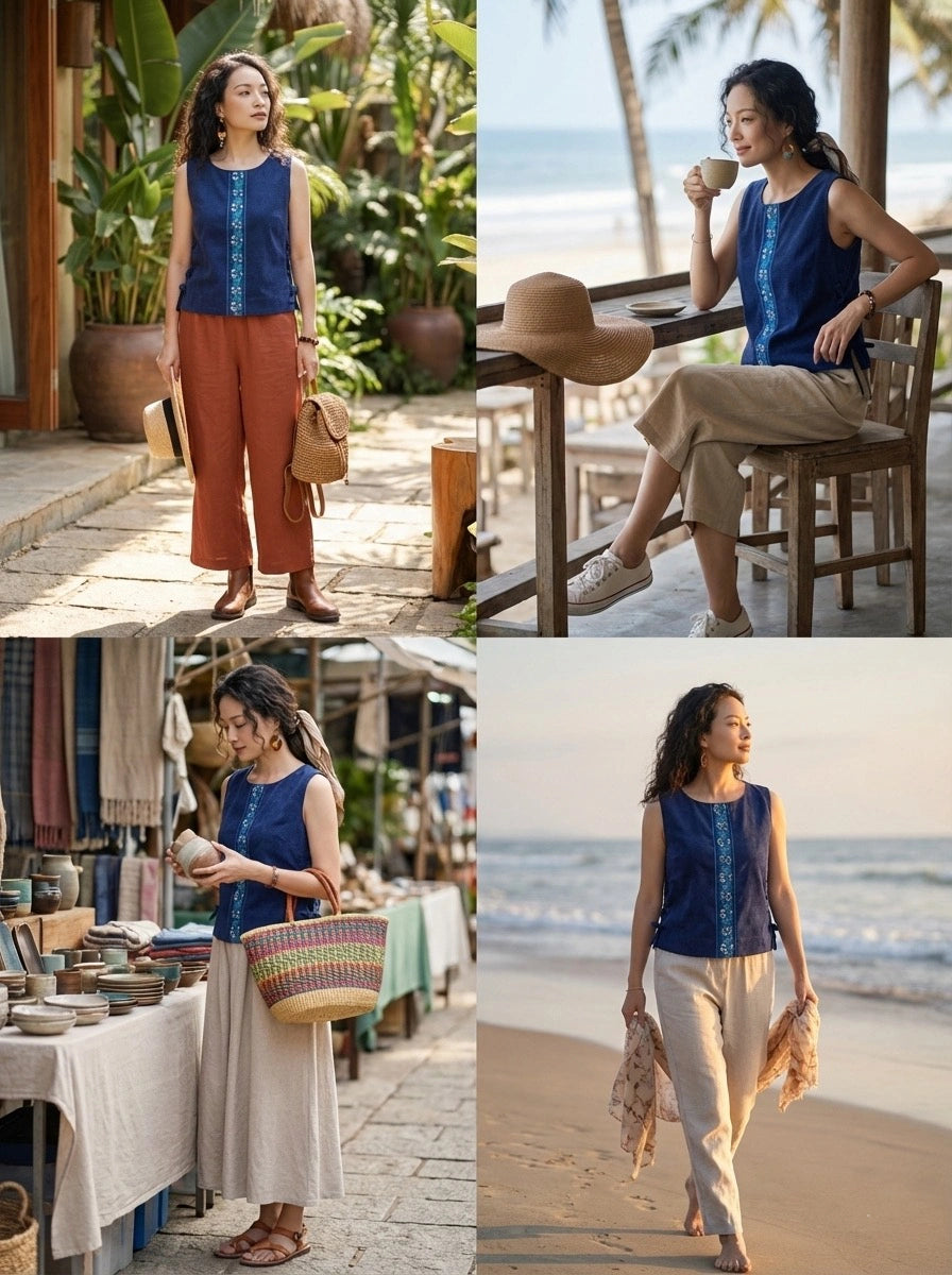 Áo croptop phối thổ cầm thời trang Hity