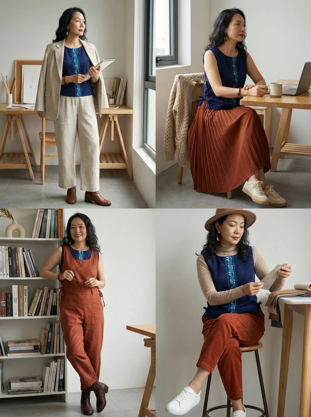 Áo croptop phối thổ cầm thời trang Hity