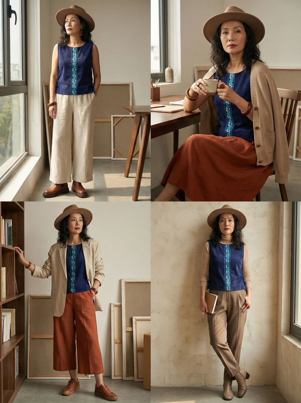 Áo croptop phối thổ cầm thời trang Hity