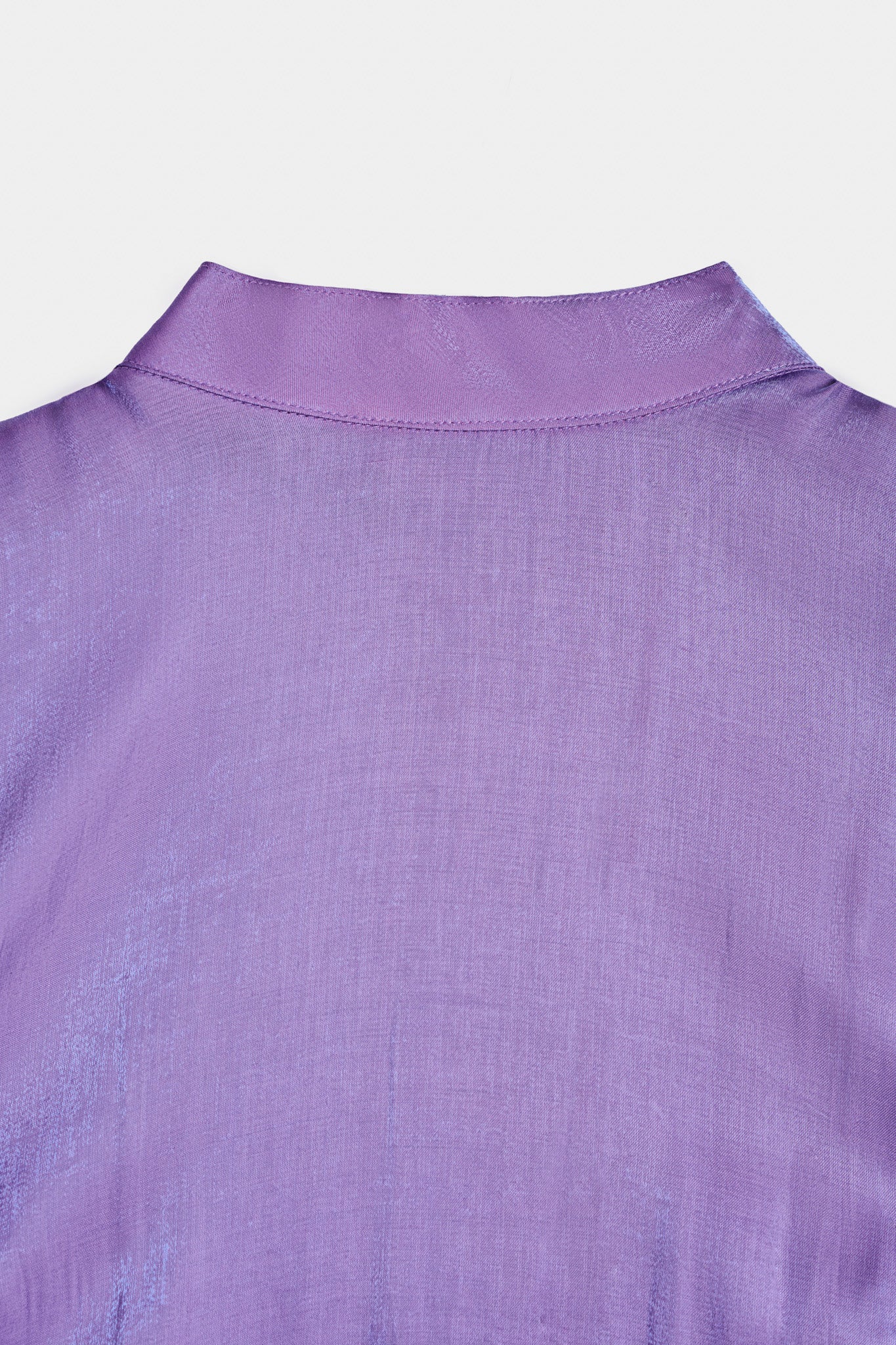 Áo dài cách tân sát nách lụa tím thời trang Hity