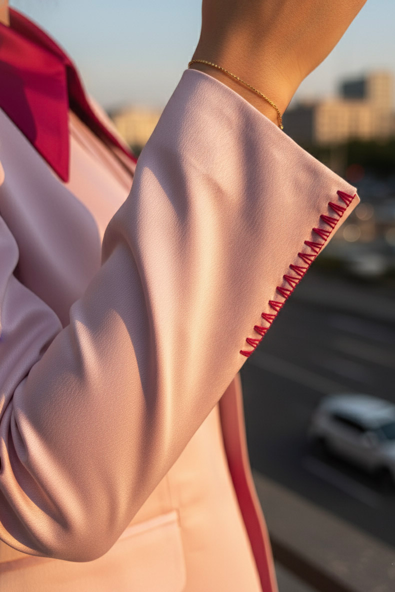 Áo khoác blazer vest nữ thêu tay thời trang Hity