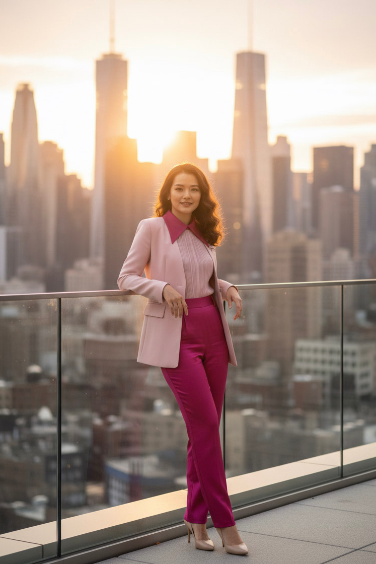 Áo khoác blazer vest nữ thêu tay thời trang Hity