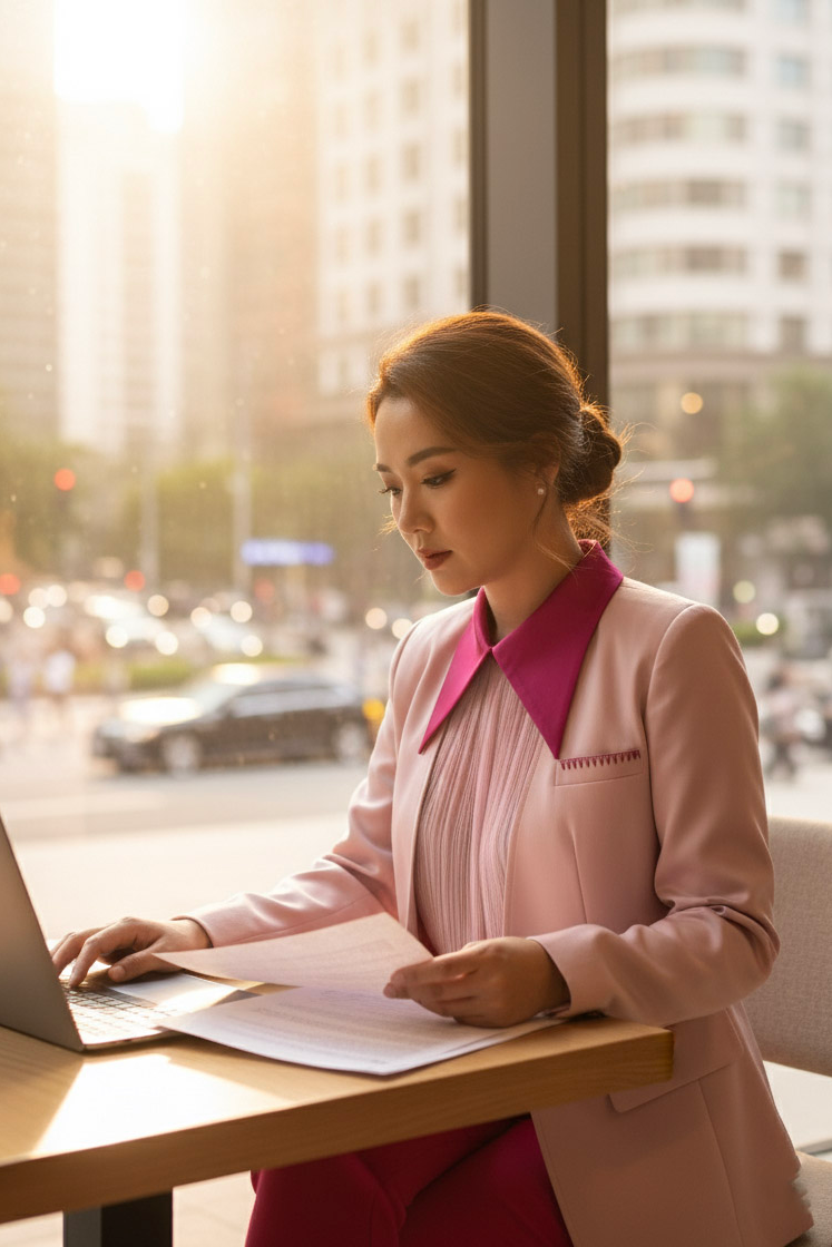 Áo khoác blazer vest nữ thêu tay thời trang Hity