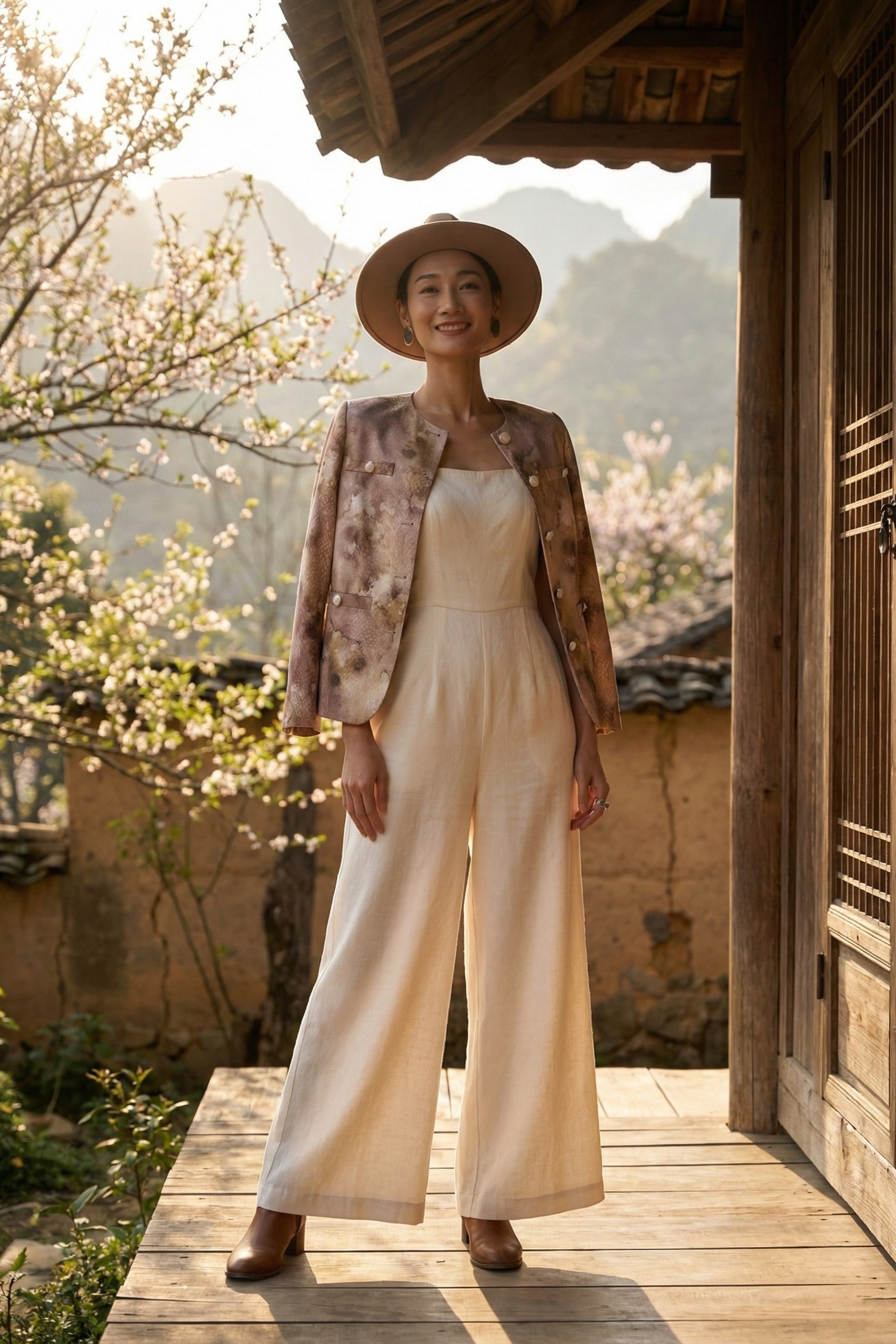Áo khoác jacket loang màu Thời trang Hity