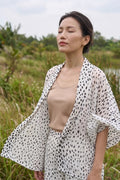 Bộ áo khoác kimono phối quần chấm bi thời trang Hity
