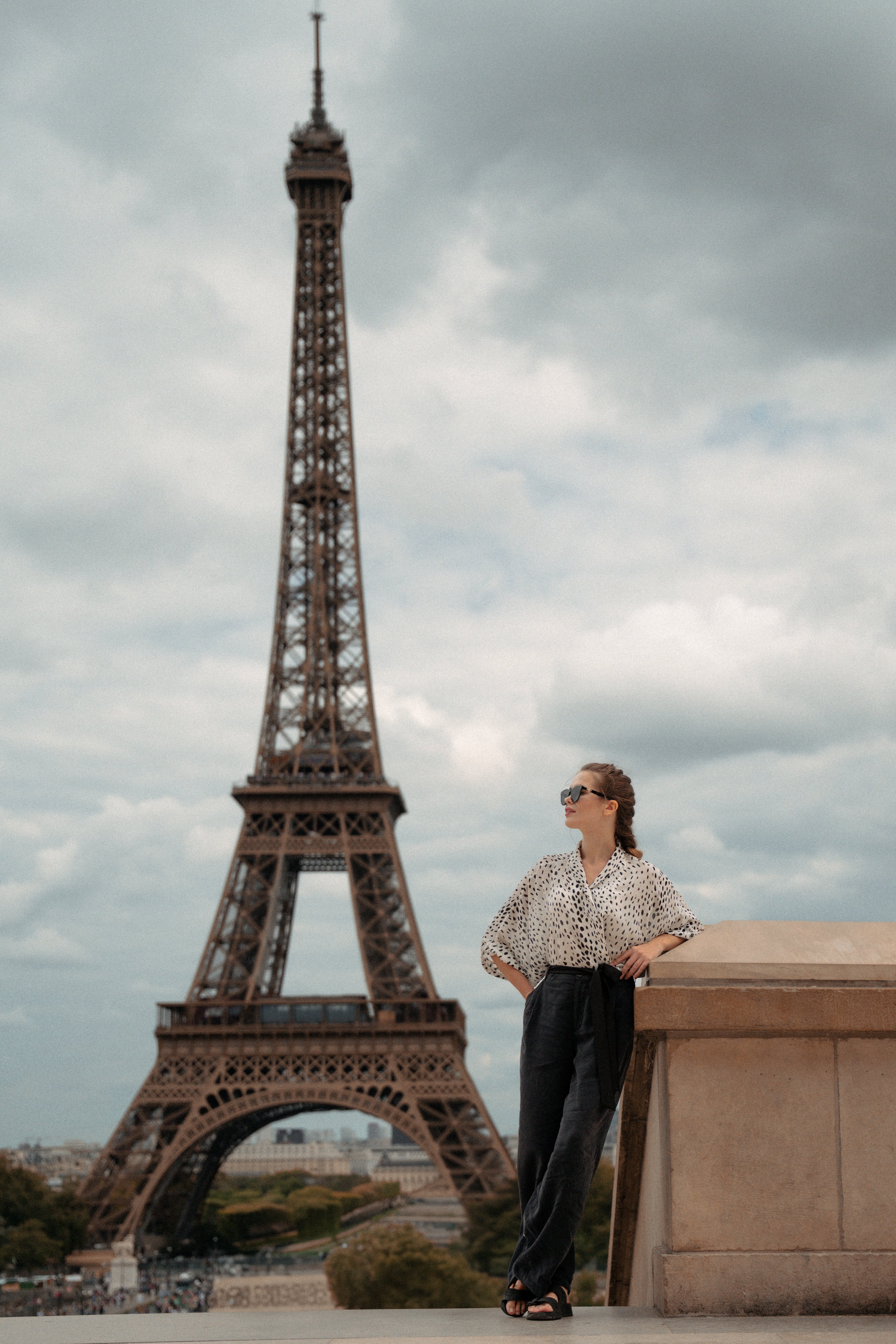 Áo khoác kimono chấm bi Viên thời trang Hity