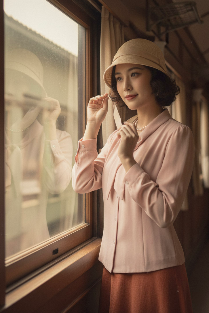 Áo kiểu cổ nơ retro thời trang Hity